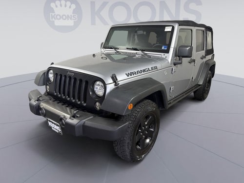 2016 Jeep Wrangler Unlimited Black Bear