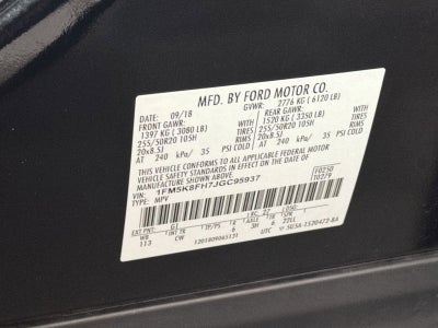 2018 Ford Explorer Limited