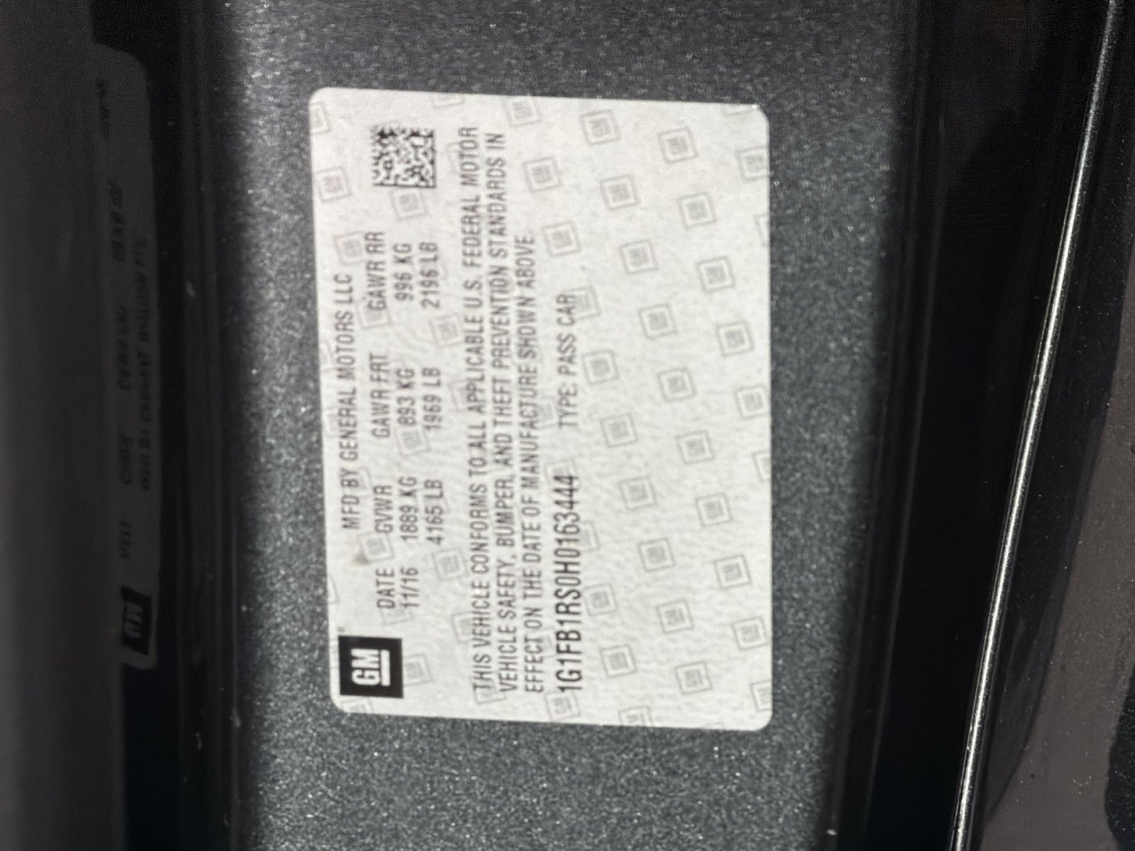 2017 Chevrolet Camaro 1LT