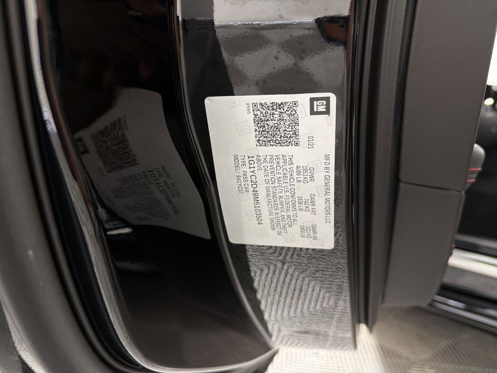 2021 Chevrolet Corvette Stingray 3LT