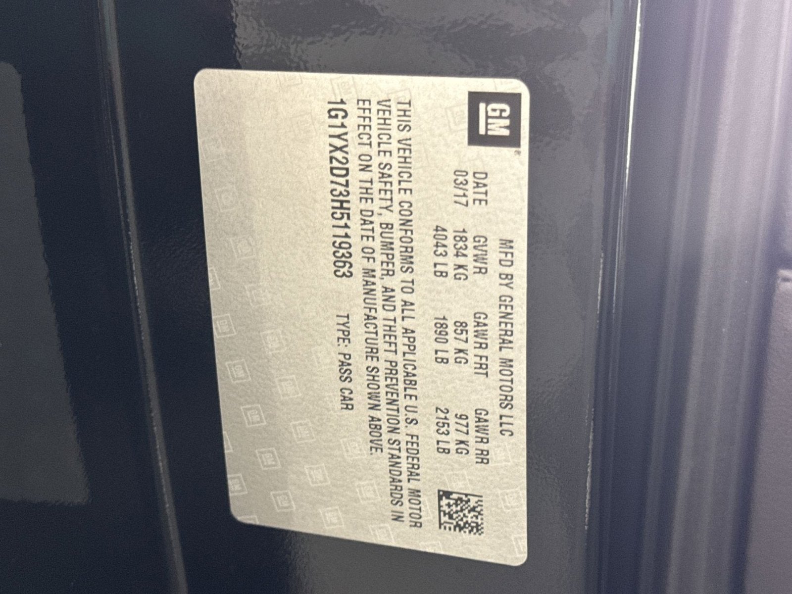 2017 Chevrolet Corvette Grand Sport Grand Sport 2LT