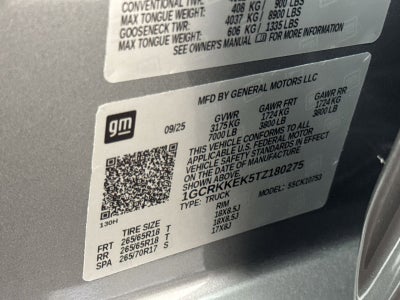 2026 Chevrolet Silverado 1500 LT (2FL)