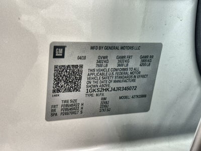 2018 GMC Yukon XL Denali