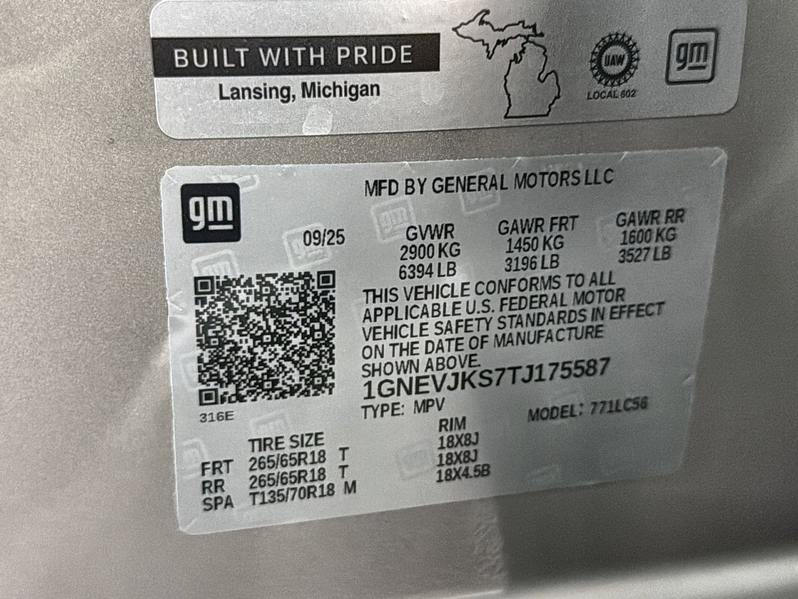 2026 Chevrolet Traverse Z71