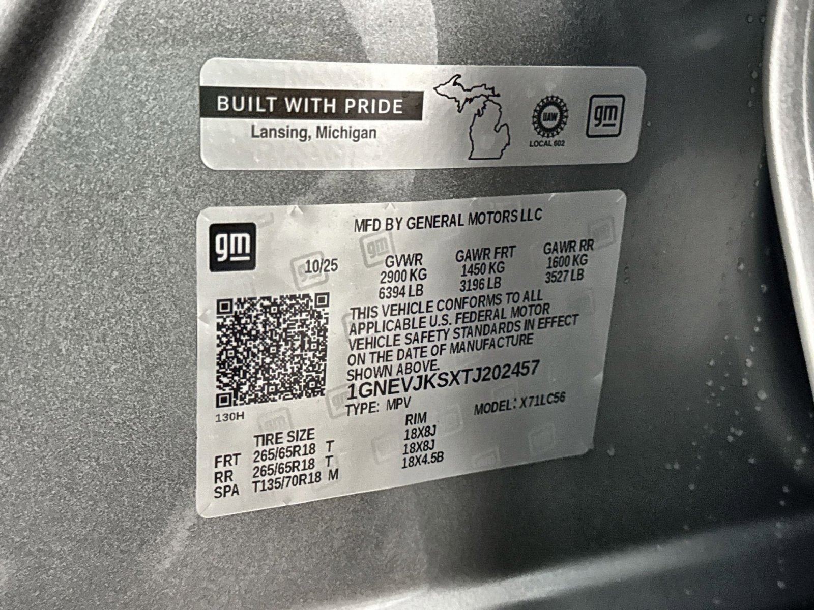 2026 Chevrolet Traverse Z71