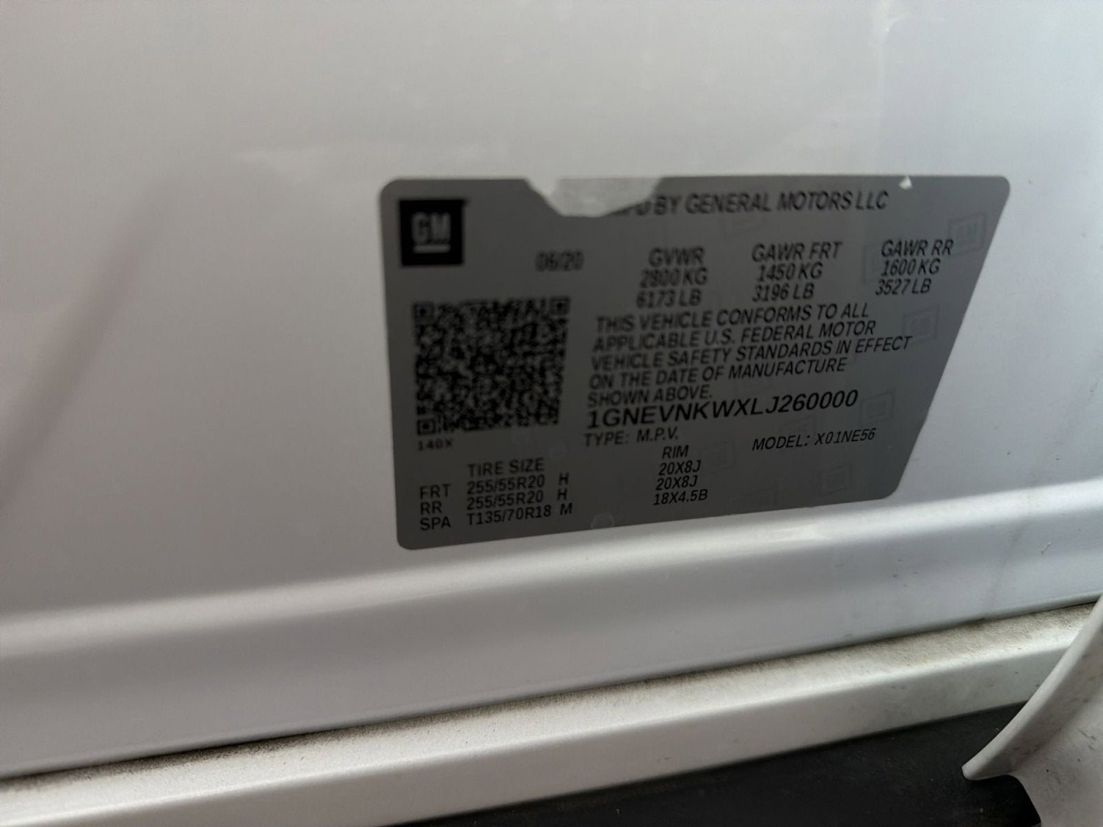 2020 Chevrolet Traverse High Country