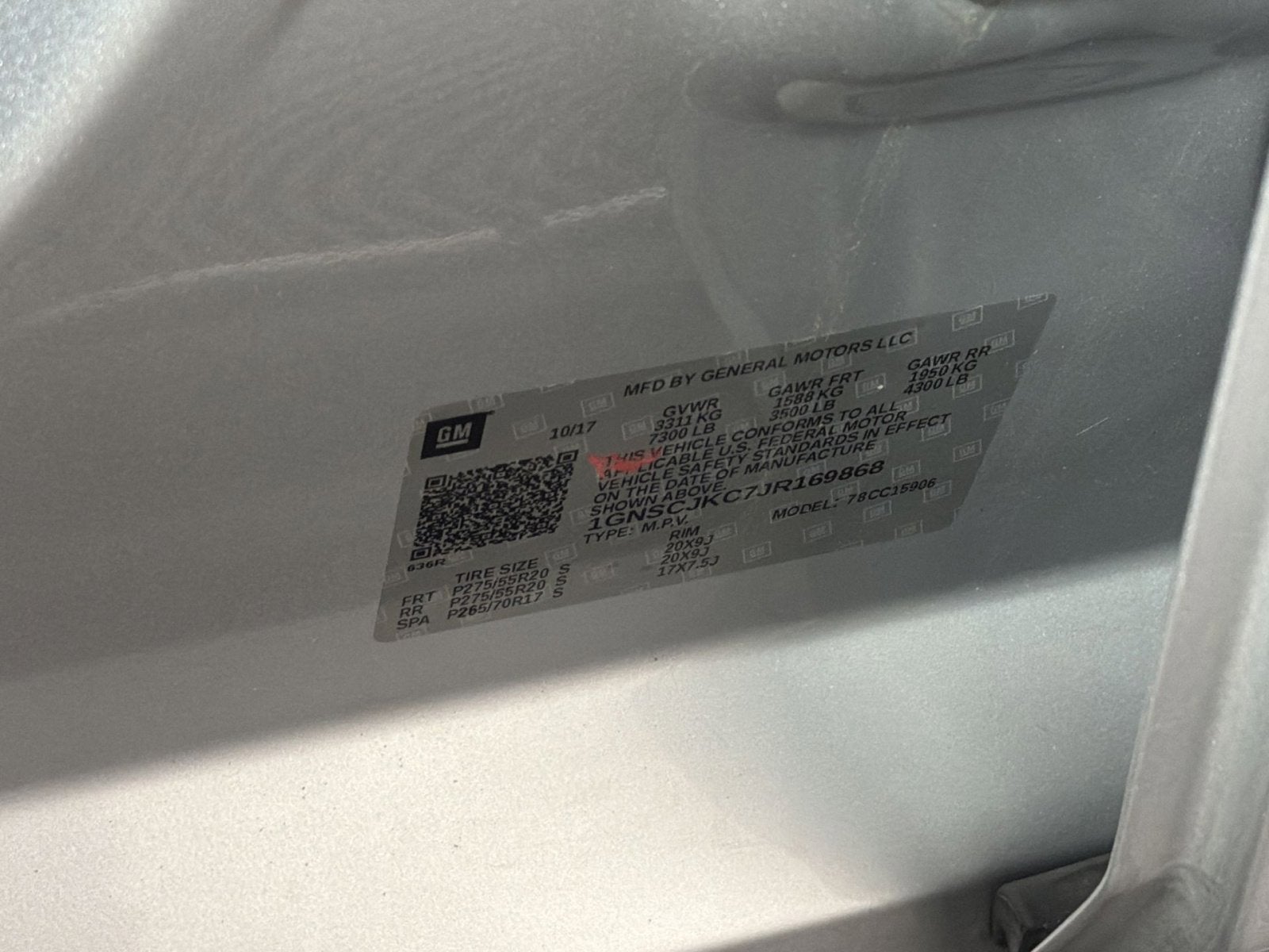 2018 Chevrolet Suburban Premier