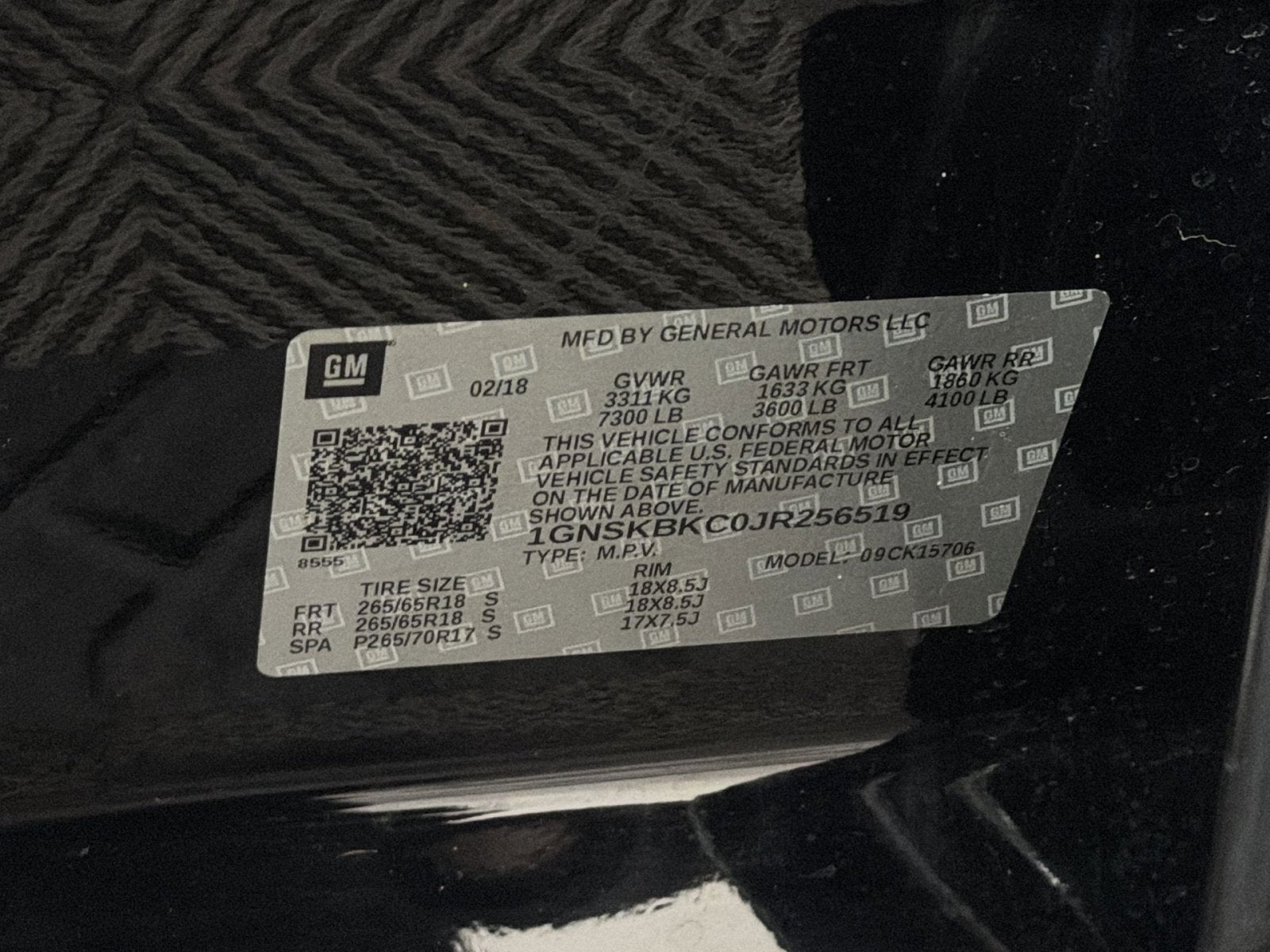 2018 Chevrolet Tahoe LT