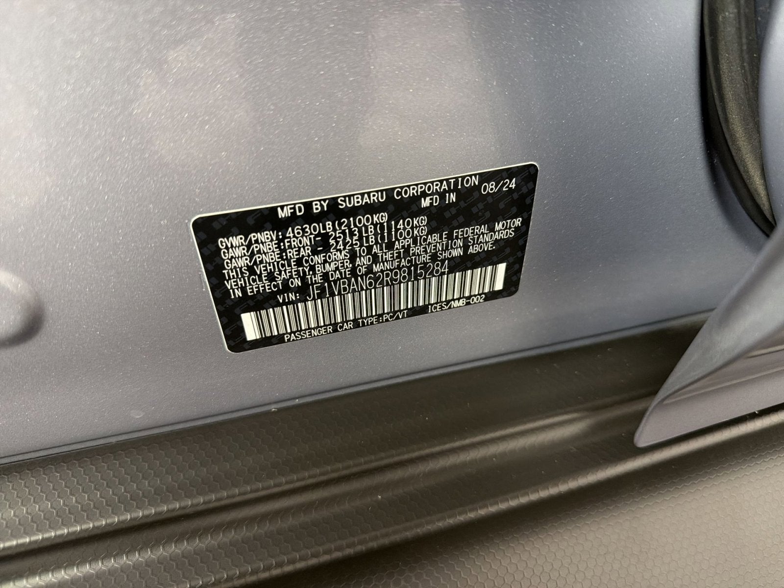 2024 Subaru WRX Limited