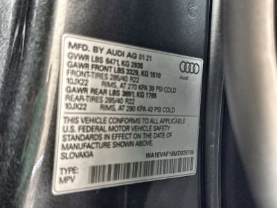 2021 Audi Q8 Premium Plus