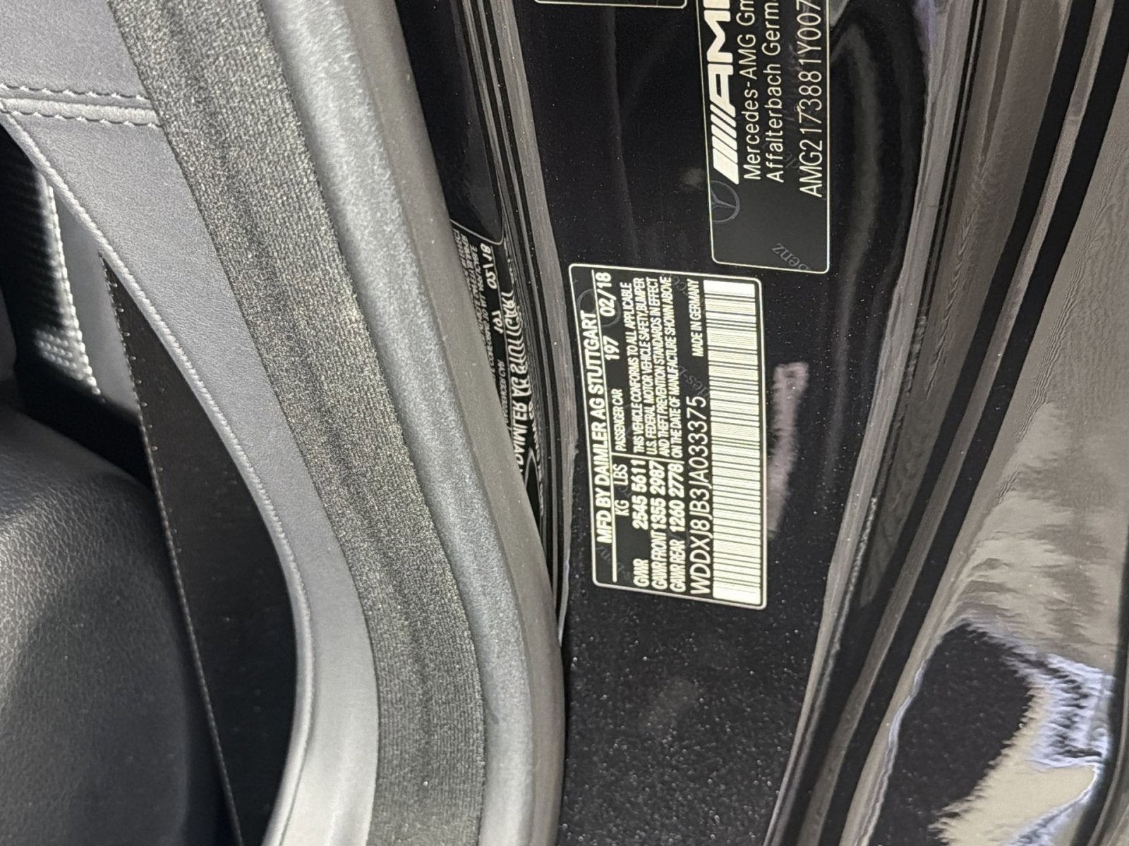 2018 Mercedes-Benz S-Class AMG® S 63