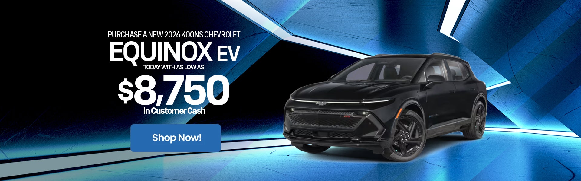 2026 Chevrolet Equinox EV Rebate Offer