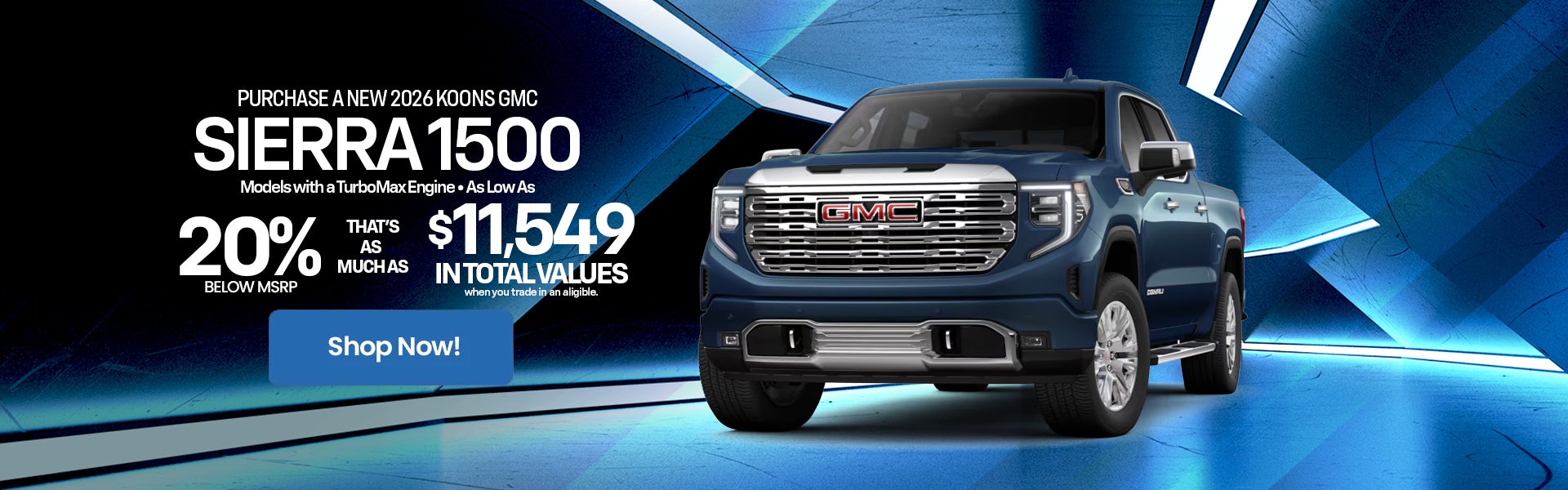 2026 GMC Sierra 1500 Rebate Offer